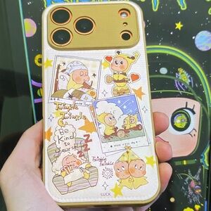 Gold Cartoon Phone Case